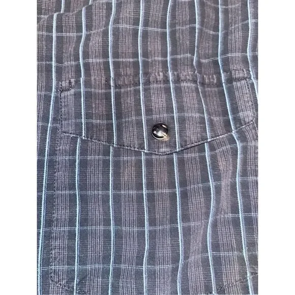 Panhandle Long Sleeve Blue Stripe Casual Shirt Men's XXL - Picture 5 of 6